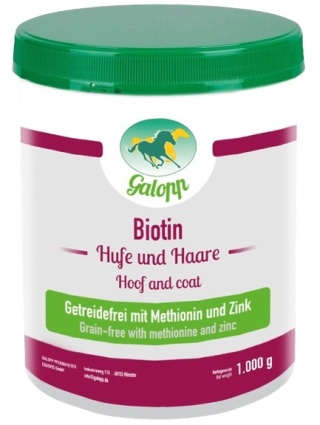 GALOPP Biotin 1 kg – Biotyna (granulowana – bez zbóż)