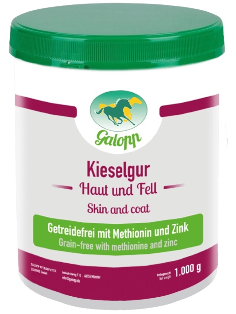 GALOPP Kieselgur 1 kg – Ziemia Okrzemkowa (granulowana – bez zbóż)