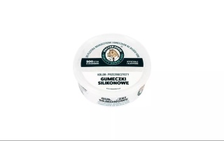 Gumeczki silikonowe do zaplatania warkoczyków i koreczków – Przeźroczyste