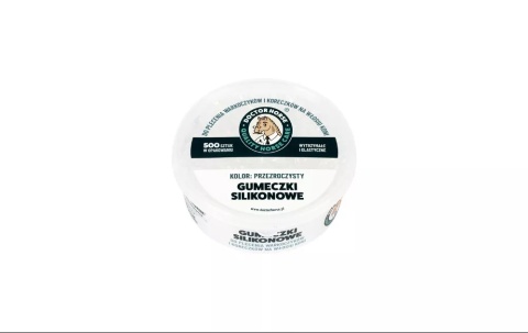 Gumeczki silikonowe do zaplatania warkoczyków i koreczków – Przeźroczyste Gumeczki silikonowe do zaplatania warkoczyków i koreczków – Przeźroczyste