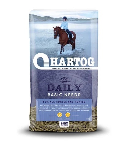 Hartog Daily Pellet 15 kg - podstawowy granulat dla koni i kucy