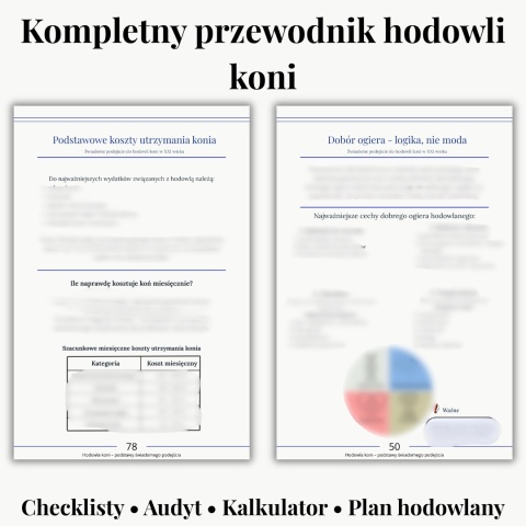 Hodowla koni od podstaw - jak podejmować właściwe decyzje - Pakiet PEŁNY SYSTEM