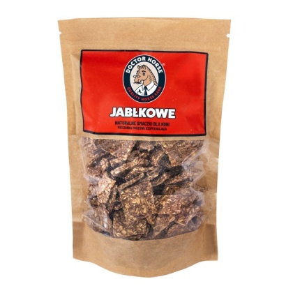 Jabłkowe – Naturalne Smaczki z Cynamonem dla Koni 1L | Doctor Horse x Końska Cukierenka