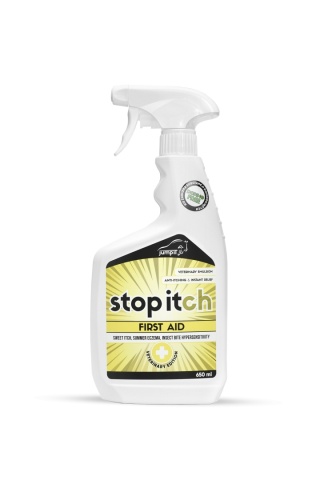 Jump It Stop Itch – emulsja łagodząca świąd i podrażnienia skóry koni - spray 650ml