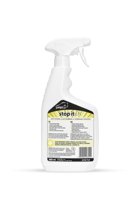 Jump It Stop Itch – emulsja łagodząca świąd i podrażnienia skóry koni - spray 650ml