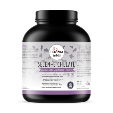 NuVena Chelate Selen + E - 2kg - chelat selenu z witaminą E dla koni