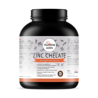 NuVena Zinc Chelate 2 kg - cynk dla koni, chelat aminokwasowy