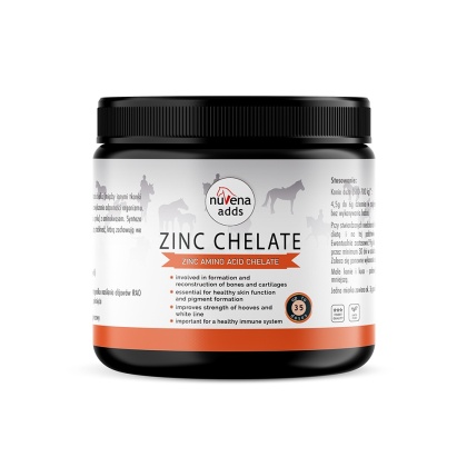 NuVena Zinc Chelate 200g - cynk dla koni, chelat aminokwasowy