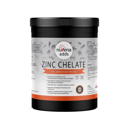 NuVena Zinc Chelate 550g - cynk dla koni, chelat aminokwasowy