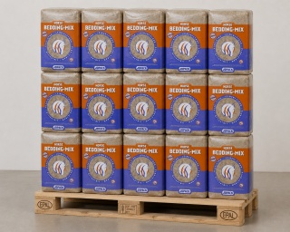 Paleta Ściółka Jopack MIX Len 70% i słoma pszenna 30% 18 kg - 16szt