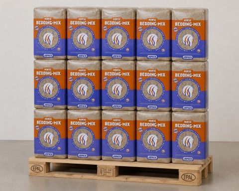 Paleta Ściółka Jopack MIX Len 70% i słoma pszenna 30% 18 kg - 16szt