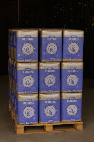 Paleta Ściółka lniana Jopack waga 20 kg - 18 szt