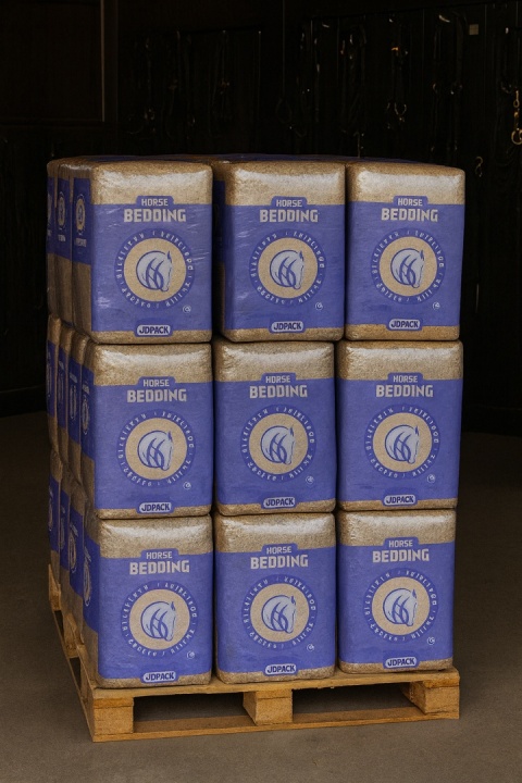 Paleta Ściółka lniana Jopack waga 20 kg - 18 szt
