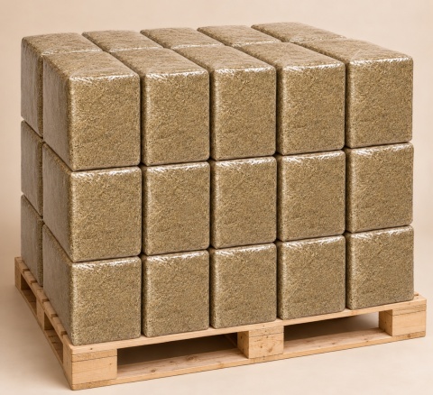 Paleta Ściółka lniana Nord Flax waga 20 kg - 18 szt
