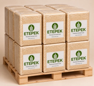 Paleta Trociny Etepek 400 l 20 kg – ściółka trocinowa dla koni i zwierząt - 18szt