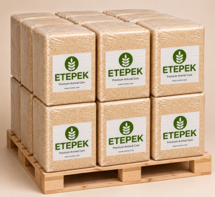 Paleta Trociny Etepek 400 l 20 kg – ściółka trocinowa dla koni i zwierząt - 18szt