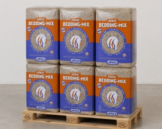 Półpaleta Ściółka Jopack MIX Len 70% i słoma pszenna 30% - 18 kg - 6szt