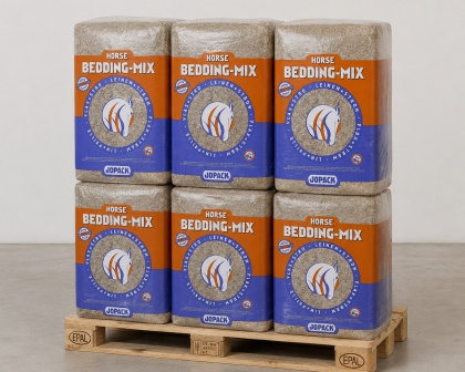 Półpaleta Ściółka Jopack MIX Len 70% i słoma pszenna 30% - 18 kg - 6szt