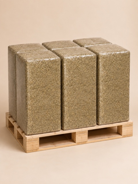 Półpaleta Ściółka lniana Nord Flax waga 20 kg - 6 szt