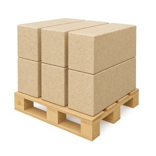 Półpaleta Trociny odpylone ECO XL 400 l 6 szt